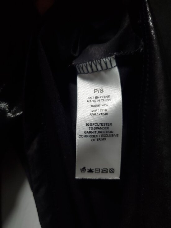 Dynamite Tessa Metallic Turtleneck Top Shiny Gunmetal | Small - Picture 5 of 7